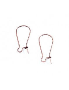 10 Tortite cercei cupru kidney 25x12mm 2