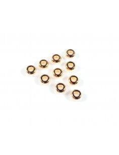 10 Distantiere rondea otel inoxidabil 304 auriu 4x2mm