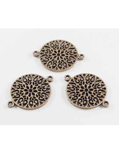 2xConector link bronz 24x18mm