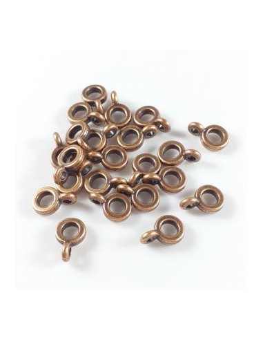 5 Agatatori pandantiv cuprate 7x2mm