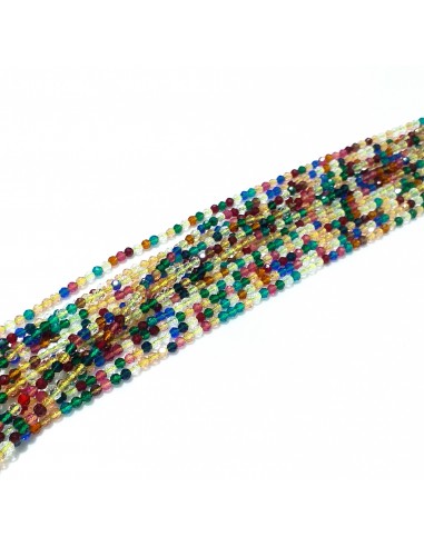 20 Cristale rotunde fatetate 3mm...