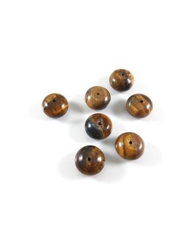 Rondele ochi de tigru 12 x 8 mm