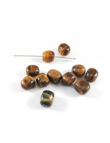 Ochi de tigru butoias 10 x 8 mm