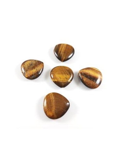 Ochi de tigru inima 21mm