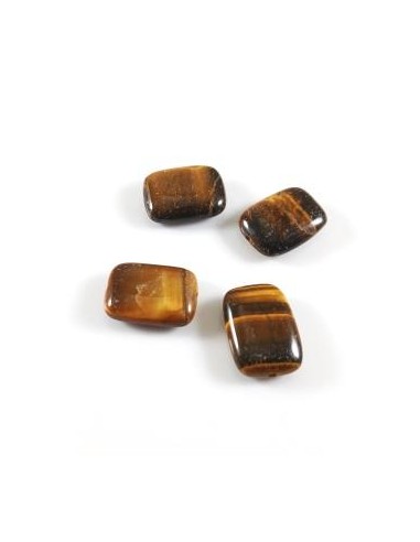 Ochi de tigru dreptunghiular 19x14 mm