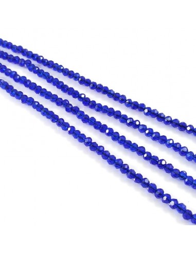 30 Rondele fatetate cristal 3x2.3mm