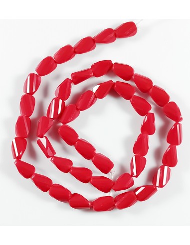 4xMargele rasucite cristal rosu mat...