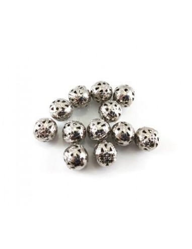 10 Distantiere rotunde filigranate...