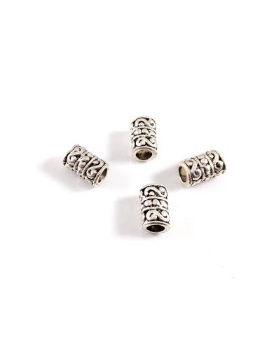 2 Distantiere tubulare argintiu...