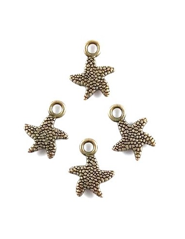 3xPandantiv charm stea de mare bronz...