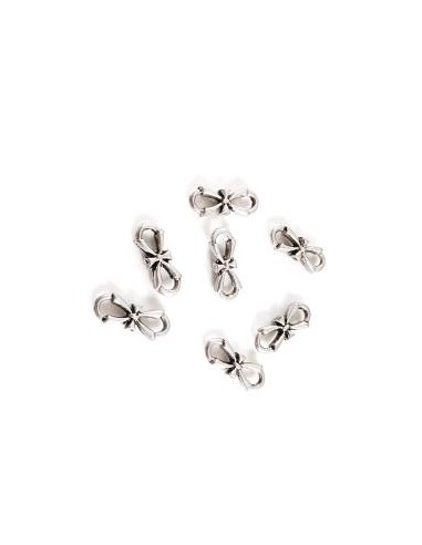 2xLink argintiu antichizat 16x6mm