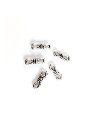 2xLink argintiu antichizat 14x5mm