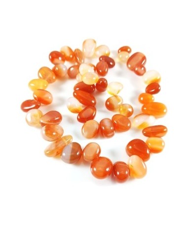 Sirag margele carneol nuggets 10-19mm