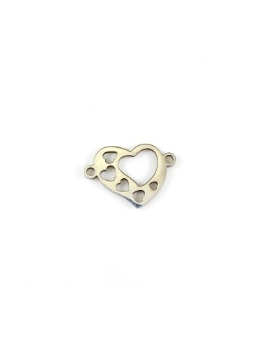 Link otel inoxidabil inima 17x12mm
