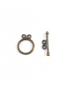 Inchizatoare toggle bronz 18mm