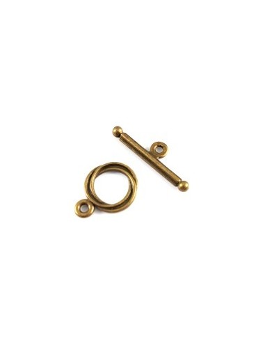 Inchizatoare toogle bronz 16,5x12mm