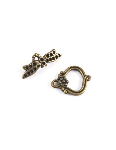 Inchizatoare toogle bronz 20x16mm