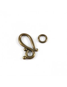 Inchizatoare "S" bronz 20x12mm