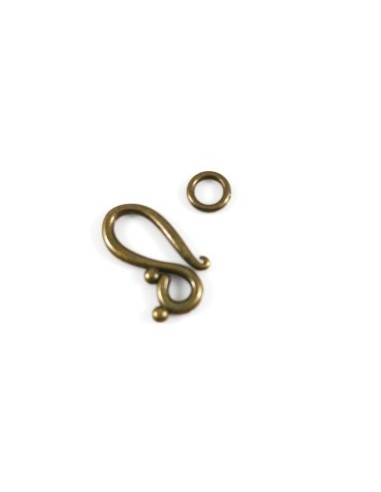 Inchizatoare "S" bronz 20x12mm