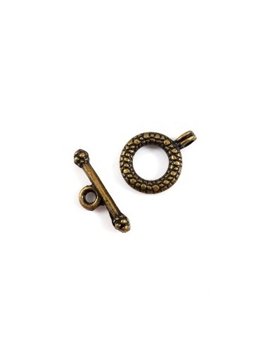 Inchizatoare bronz toggle 21x16mm