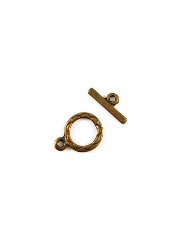 Inchizatoare toogle bronz 15x11mm