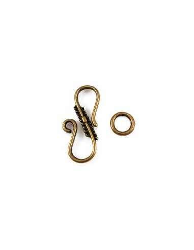 Inchizatoare bronz model "S" 23x10mm