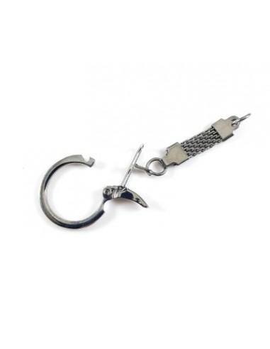 Baza breloc cu inel argintiu