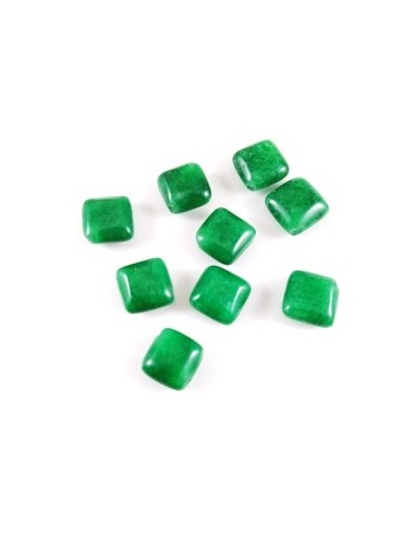 2 Margele jad romb verde 12mm