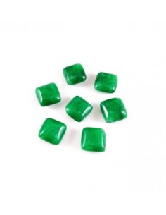 Margele jad romb verde 12mm