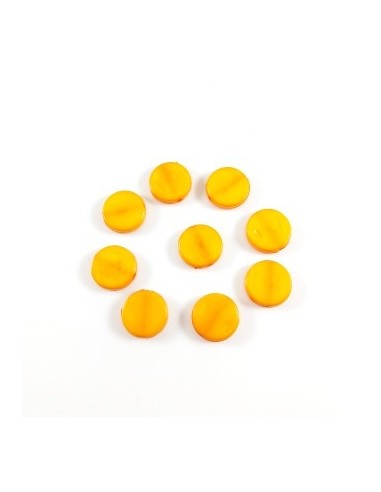 Margele acrilice banut orange 12.5mm...