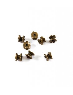 10 Distantiere bronz 7x5mm 2