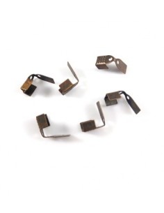 20 Capete de snur bronz 9x5mm