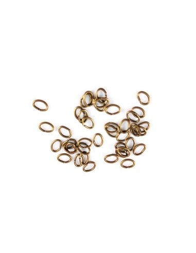 20 Zale bronz ovale 5x4mm