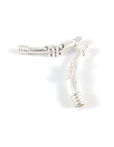 Distantier tubular argintiu deschis...