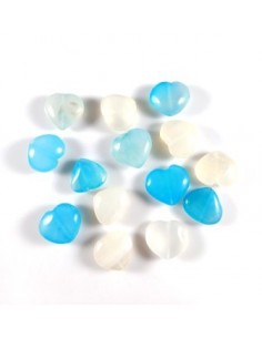 Mix margele sticla inima...