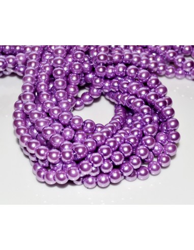 10 Perle de sticla gri 6 mm