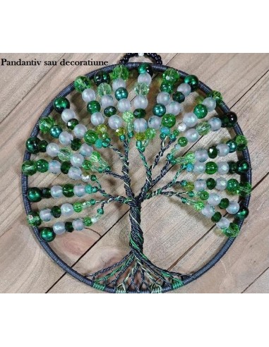 Margele sferice sticla mata cu frunze de artar 8 mm