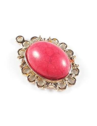 Pandantiv auriu oval 30x21mm