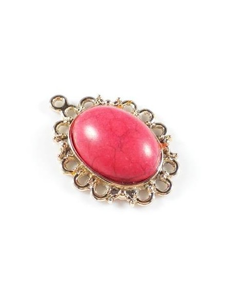 Pandantiv auriu oval 30x21mm