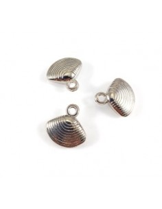 Pandantiv argintiu scoica 17mm