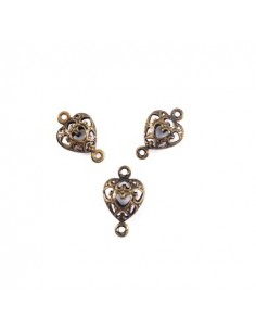 2xLink filigran inima bronz...