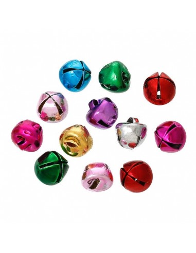 Mix charm clopotei metalici 9 x 6 mm (6)