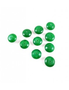 2xAgate verzi rondele 13x6mm