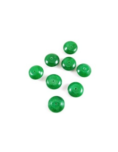 2xAgate verzi rondele 13x6mm