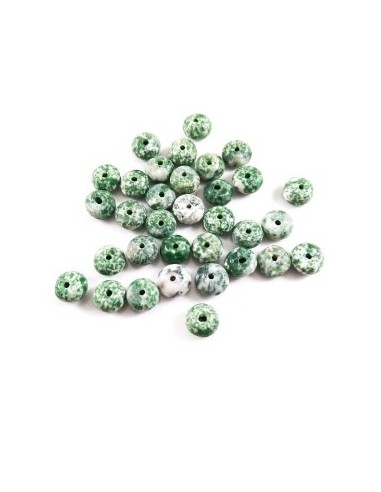 Agata de copac rondele 8x4mm (4buc)