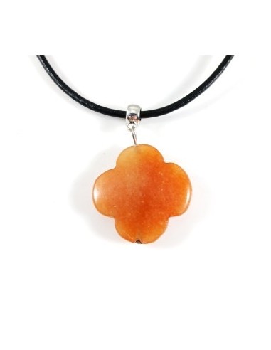 Pandantiv agata floare 37x25mm