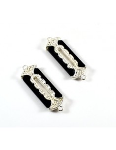 Link acrilic negru/argintiu... 2