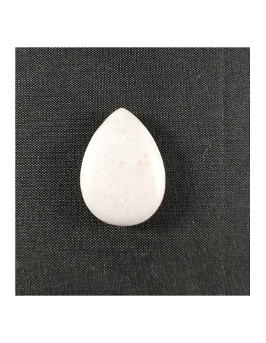 Jad brioleta alb laptos 25x18mm