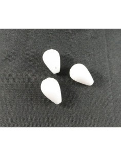 Brioleta jad alb 14x10mm 2