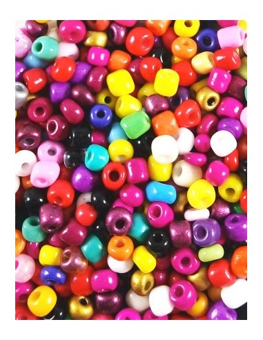 Margele de nisip multicolore 4 mm (20g)